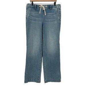 Torrid Light Blue Wide Leg Super Soft Jeans - Size 1X Tall